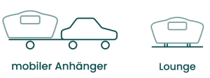 FREE CHILLI mobilder Anhaenger - Lounge